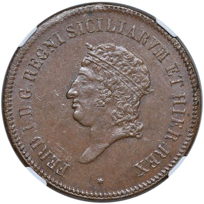 2001 NAPOLI Ferdinando I di Borbone (18161825) 10 Tornesi 1819