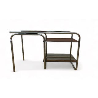 Table / bout de canapé, circa 1970 Métal... - Lot 101 - Icon Auction