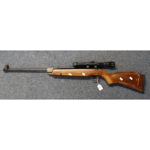Webley and Scott .22 break action air rifle with Hakko 4x20 ... | Barnebys
