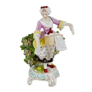 A Derby porcelain figurine, early 19th century, modelled as ...