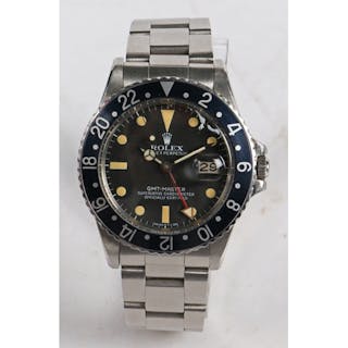 A Rolex Oyster Perpetual GMT-Master gentleman's stainless st...