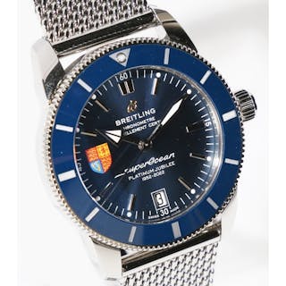 A Breitling Superocean "Royalty and Specialist Protection" H...