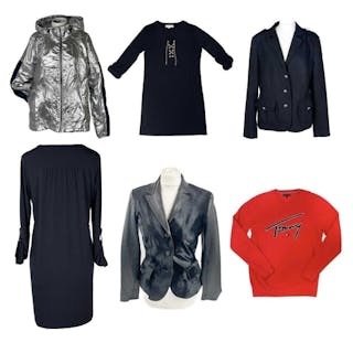 A selection of ladies' designer clothing. To include a Tommy...