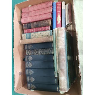 A Box containing various Books including Winston Churchill, ...