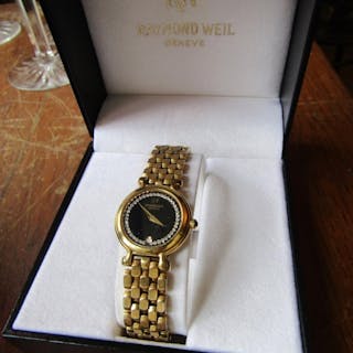 Raymond Weil Geneva Ladies Gold Filled Evening Watch