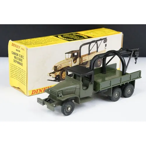 Lot De 6 Pneus Dinky Toys Pour Camion - Modèle Bande Carrée, Caoutchouc Vintage - Compatible Unic, GMC, Militaire, Supertoys