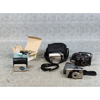 Kameror. Canon, Olympus & Sony Handycam.