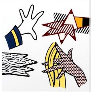 Study of Hands - Roy Lichtenstein