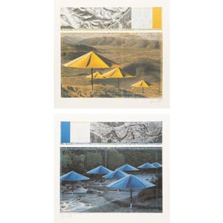 The Umbrellas (Yellow)/ The Umbrellas (Blue); Joint Project for Japan