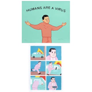 Human Are a Virus/ Unccute - Joan Cornellà