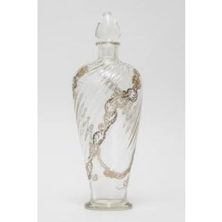 Perfume Bottle with Flower Design - Gallé