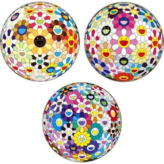 Flowerball: 3-D Sunflower/ Pink/ Thoughts on Matisse - Takashi Murakami