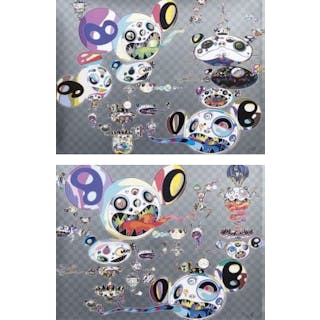 Another Dimension Brushing Against Your Hand/ Hands Clasped - Takashi Murakami