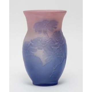 Vase with Cineraria Design - Gallé