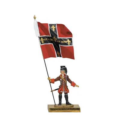 Guy Renaud. Revolution. Porte Drapeau des Volontaires de la Guy Renaud. Revolution. Porte Drapeau des Volontaires de la