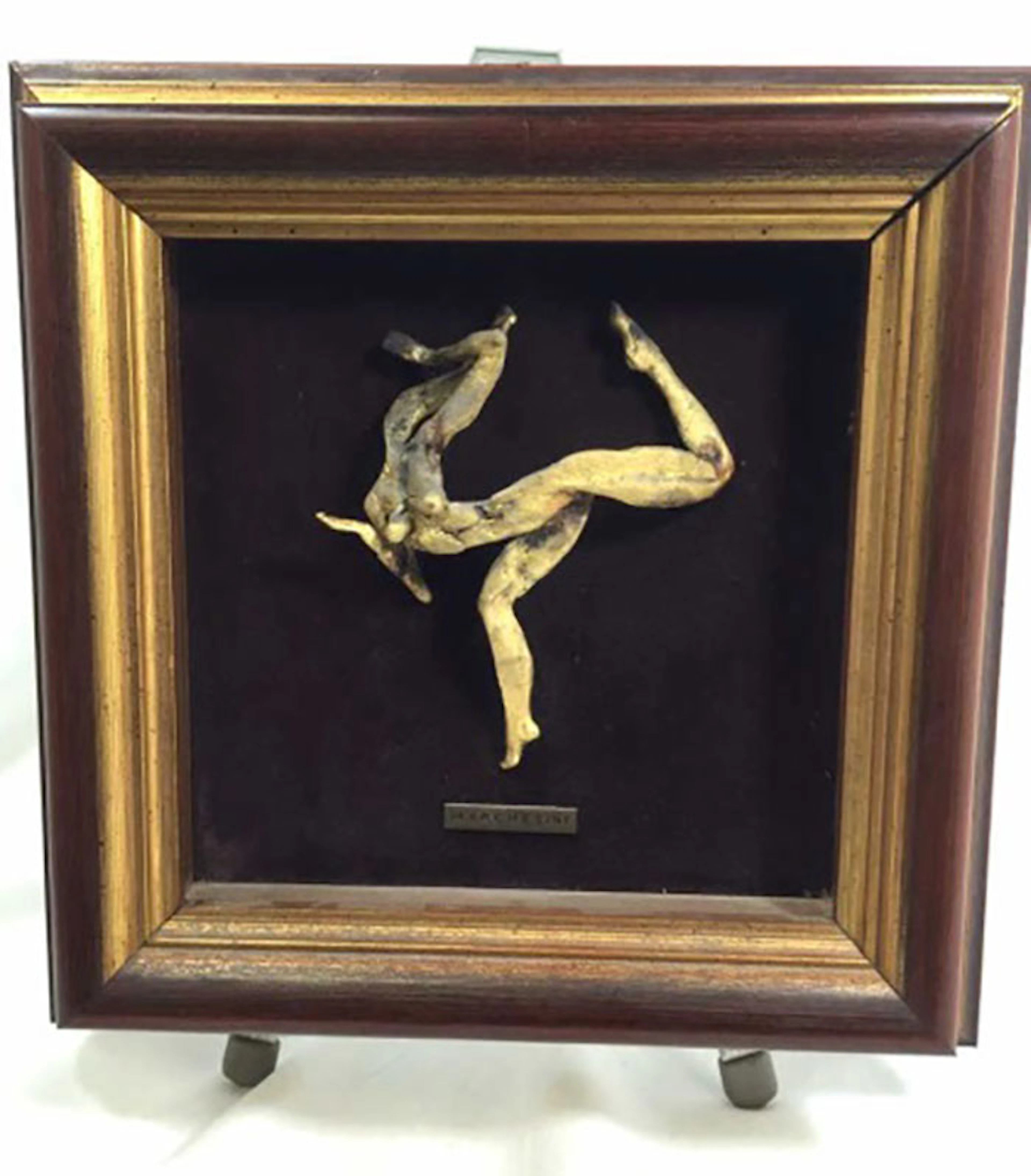 MARCO MARCHESINI GOLD PLATED SILVER RELIEF ART