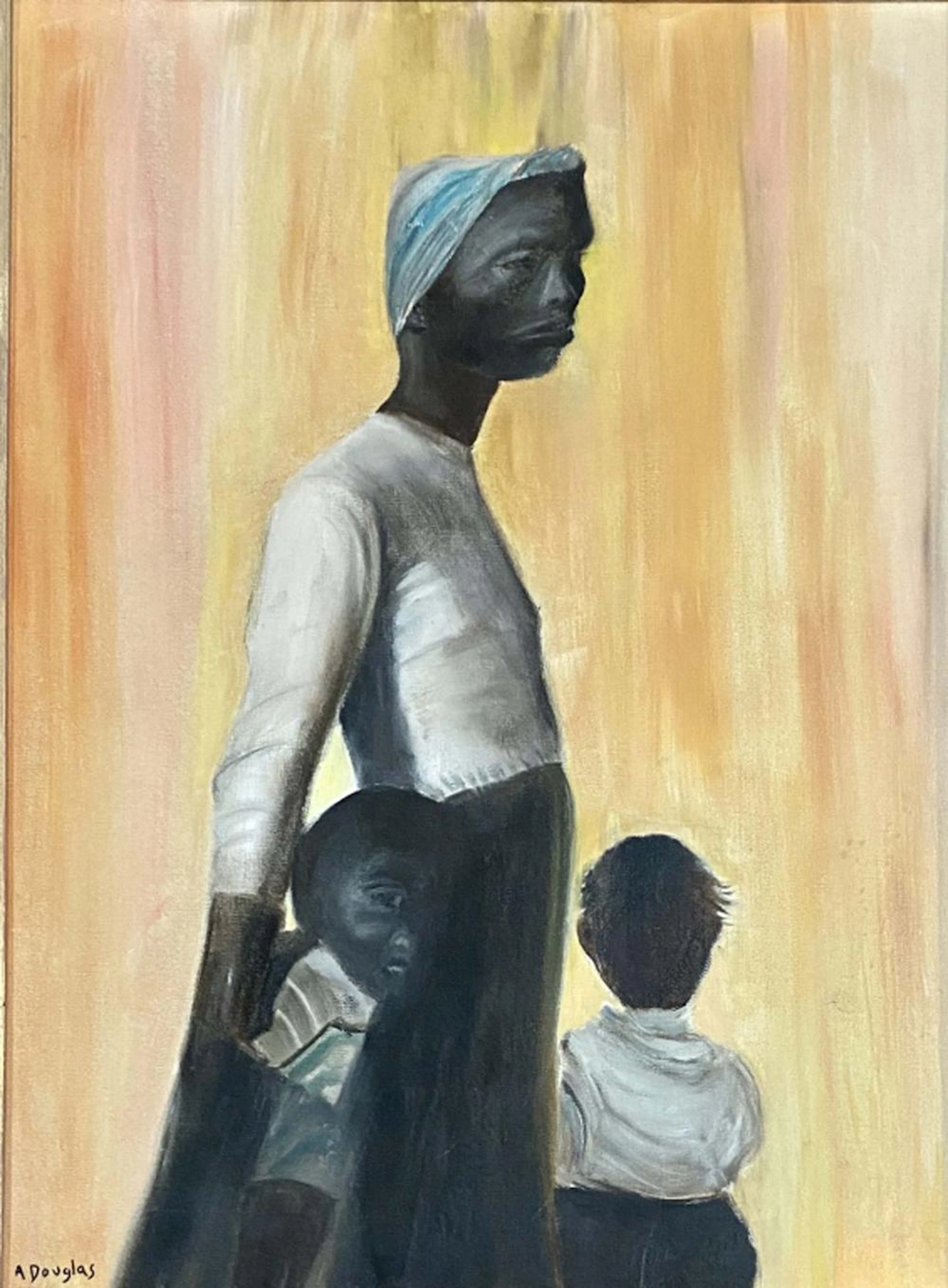 AARON DOUGLAS GOACHE ON PAPER WORK V$25,000