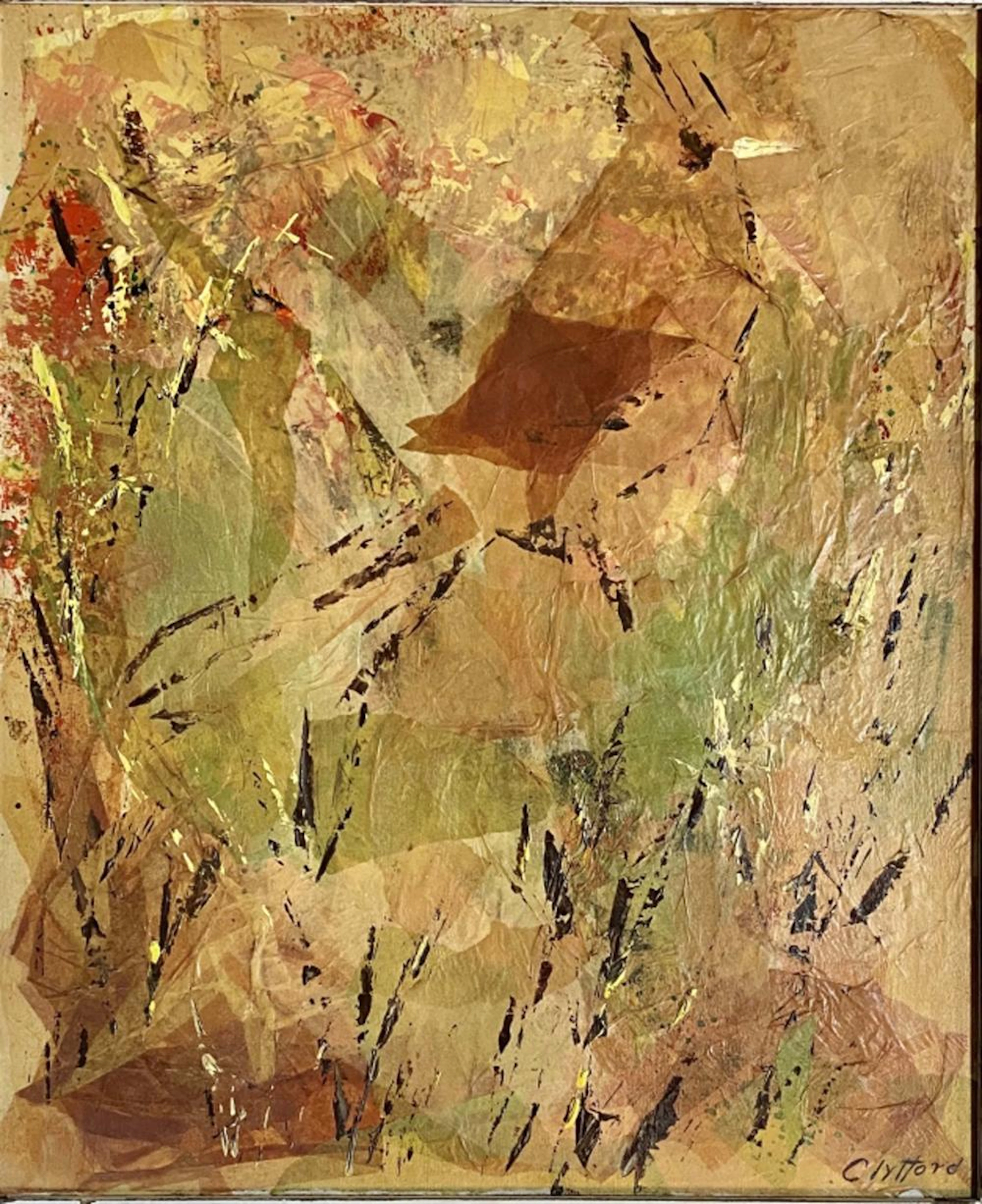 CLYFFORD STILL MIXED MEDIA ON BOARD V$6,000