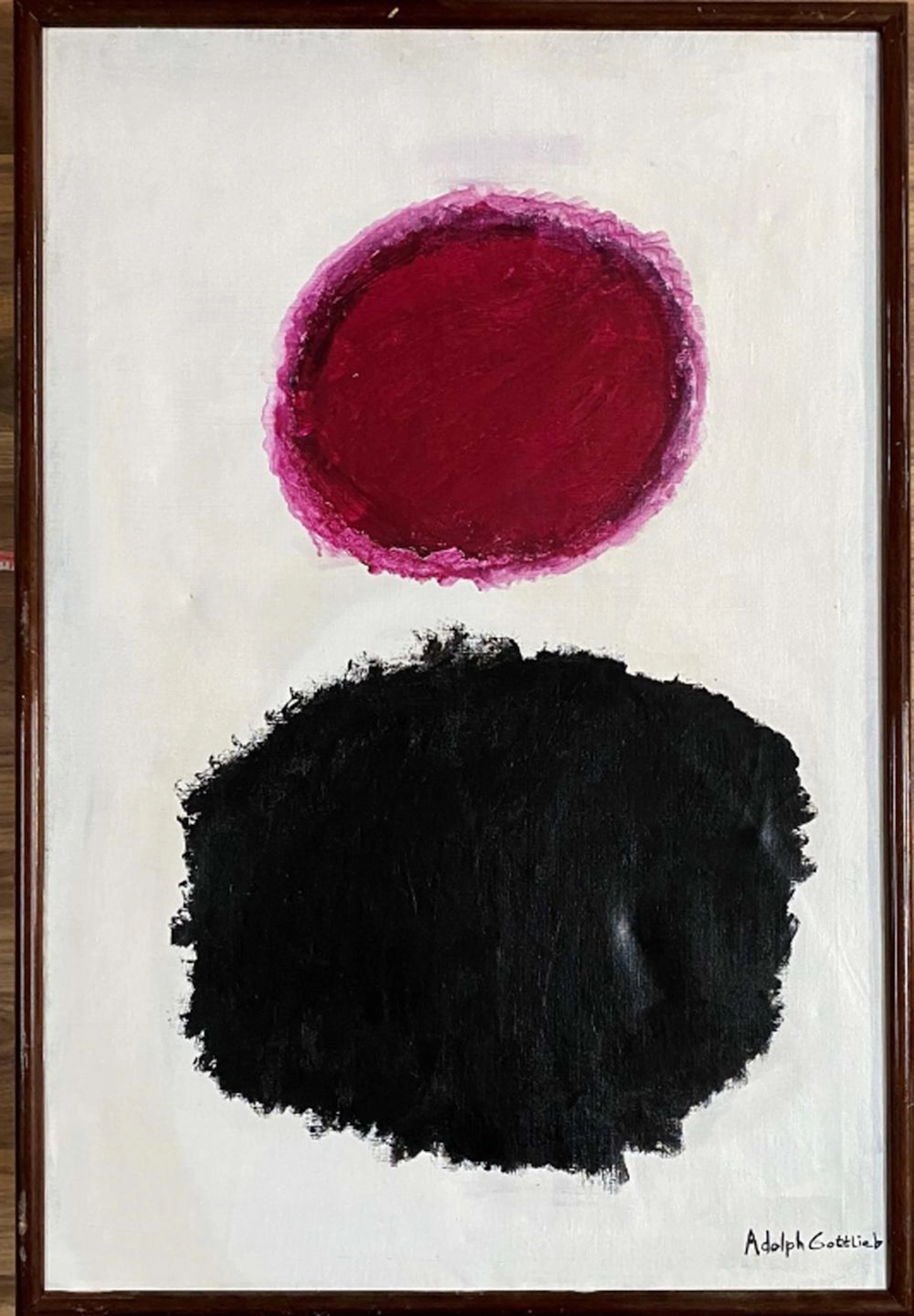 ADOLPH GOTTLIEB ABSTRACT OIL ON CANVAS V$8,000