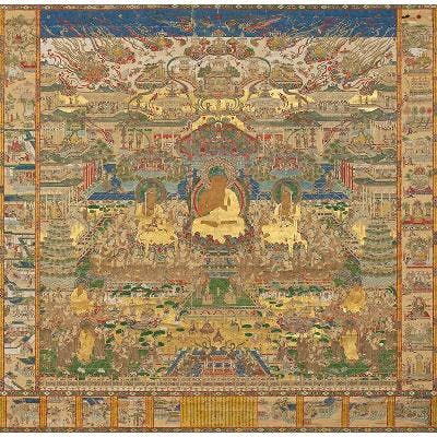 当麻曼荼羅図 (Taima Mandala)