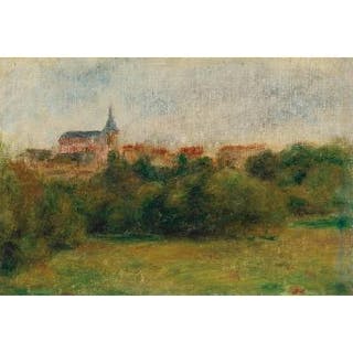 Paysage à Essoyes（エッソワの風景） Pierre-Auguste Renoir（ピエール＝オーギュスト・ルノワール）French