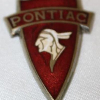 1931 Pontiac Motor Car Co Dash Emblem