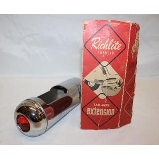 NOS Richlite Tailpipe Extension Accessory w/ Reflector