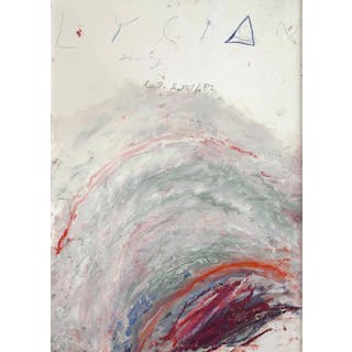 Cy Twombly "Untitled" Offset Lithograph