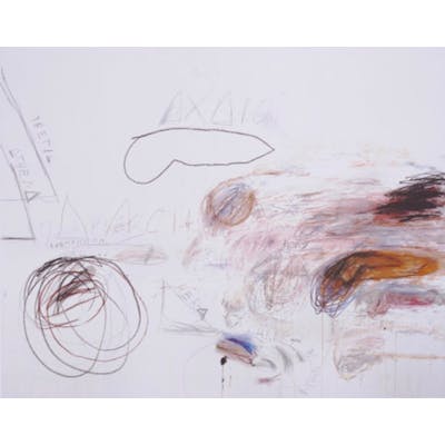 Cy Twombly "Achaeans in Battle, 1978" Print