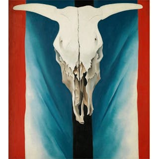 Georgia OKeeffe "Cows Skull, 1931" Offset Lithograph