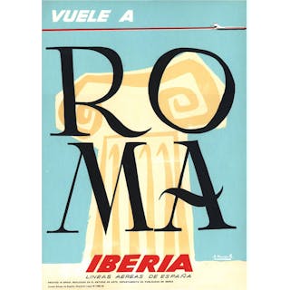 Roma, Italy Tracel Poster "Iberia"
