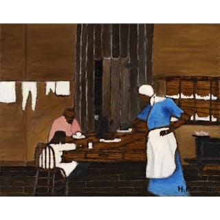Horace Pippin "Supper Time, 1940" Offset Lithograph