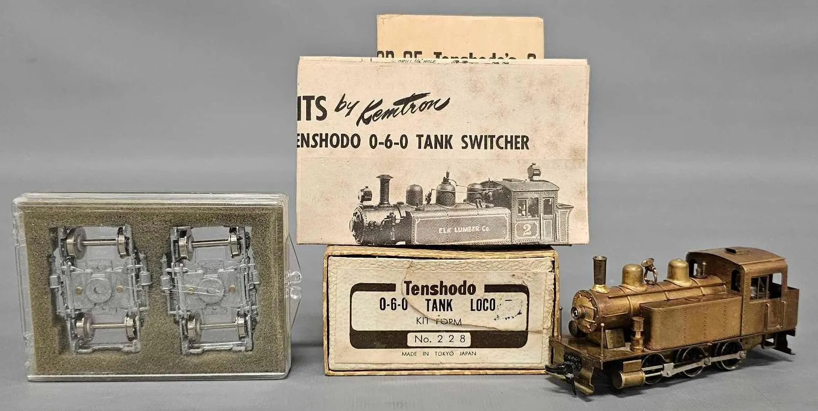 Tenshodo HO scale brass 0-6-0 tank locomotive built kit No 228 in ...