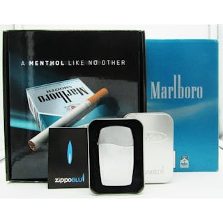 Zippo BLU Marlboro Promotion Lighter In Box