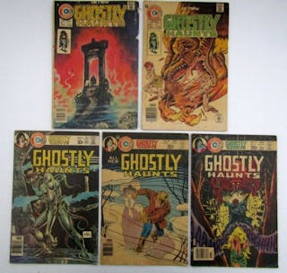 (5) Charlton Comics Ghostly Haunts