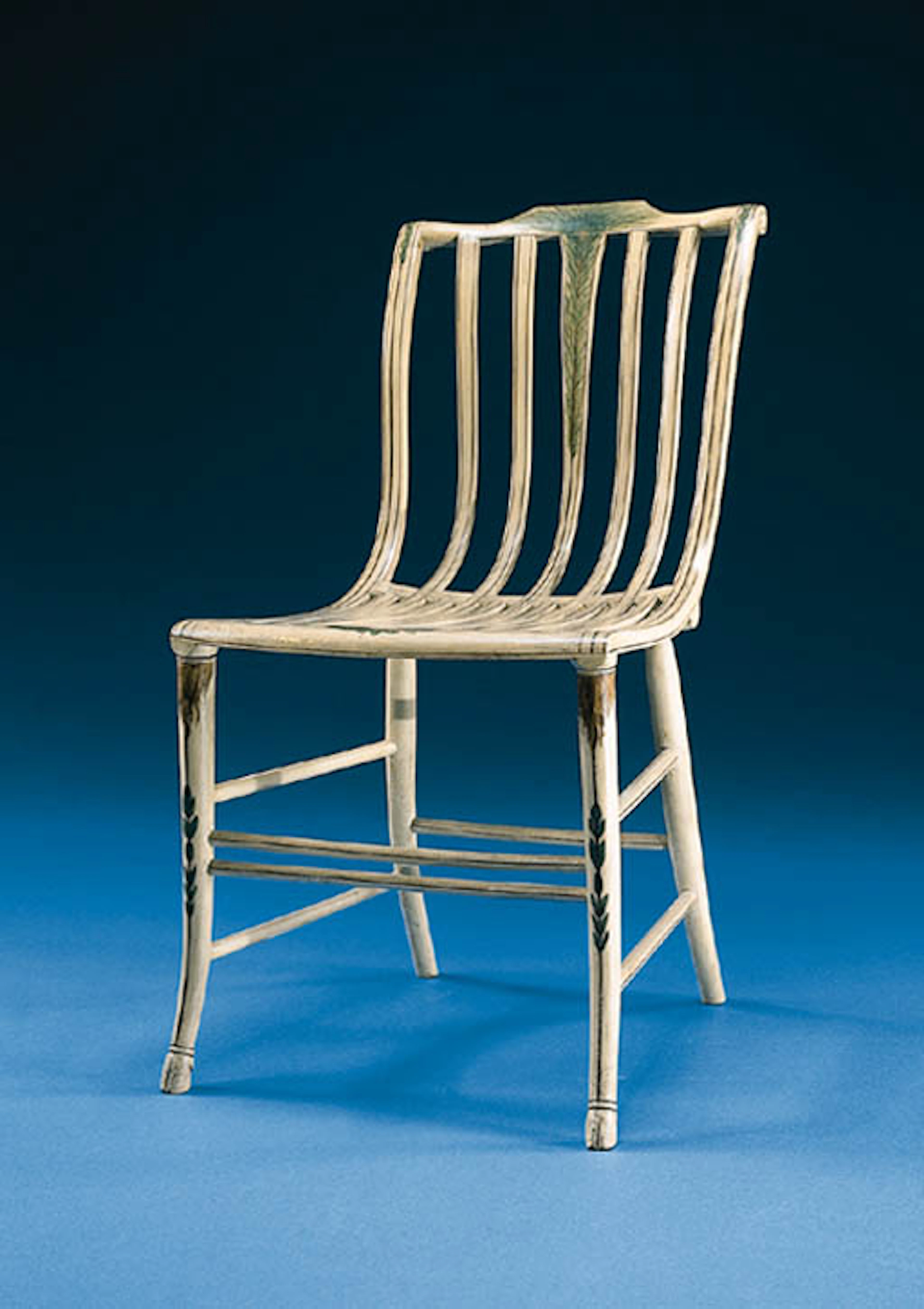A PAINT-DECORATED BENTWOOD SIDE-CHAIR