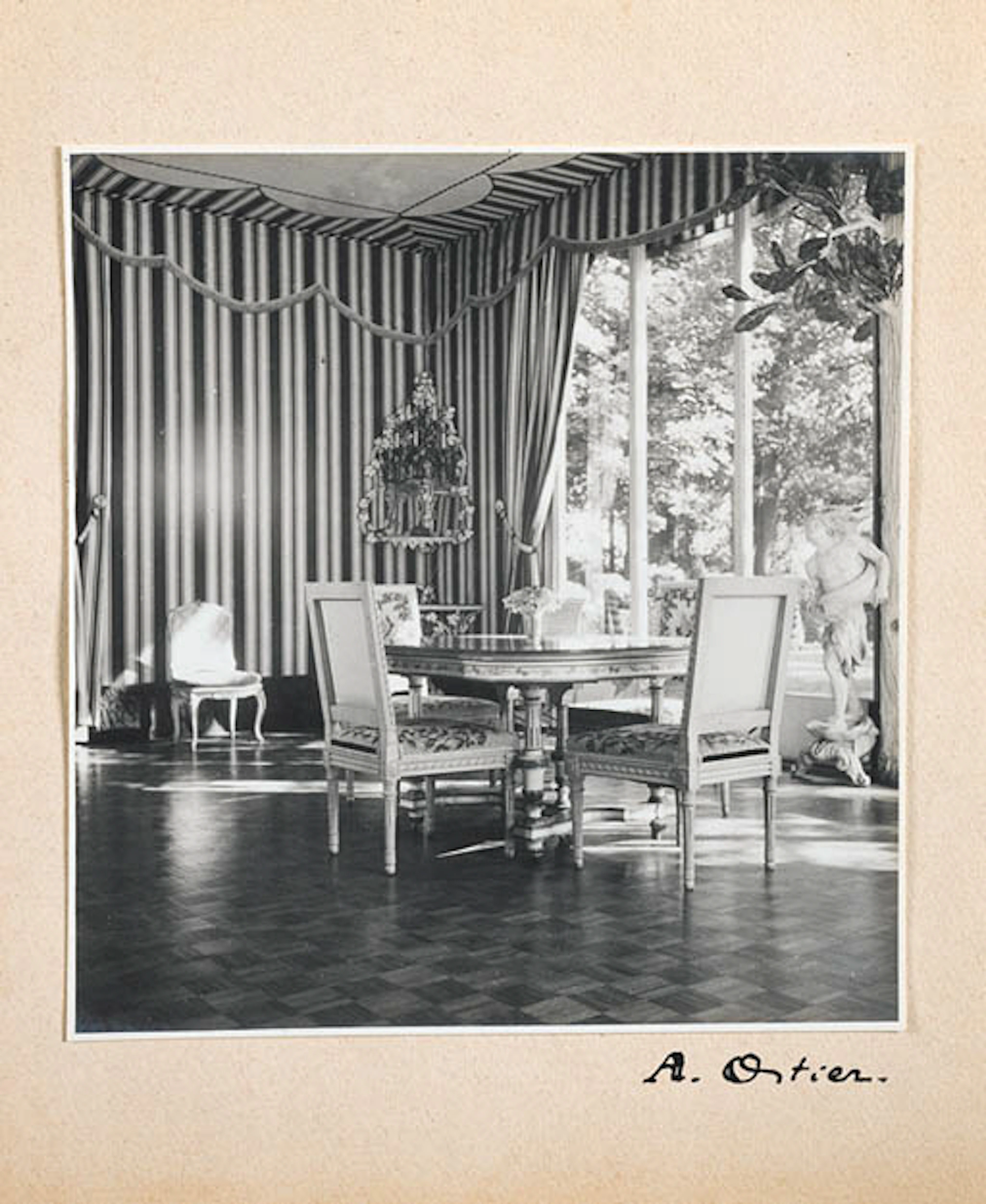 A PHOTO ALBUM OF THE INTERIORS OF THE 'VILLA TRIANON', VERSAILLES