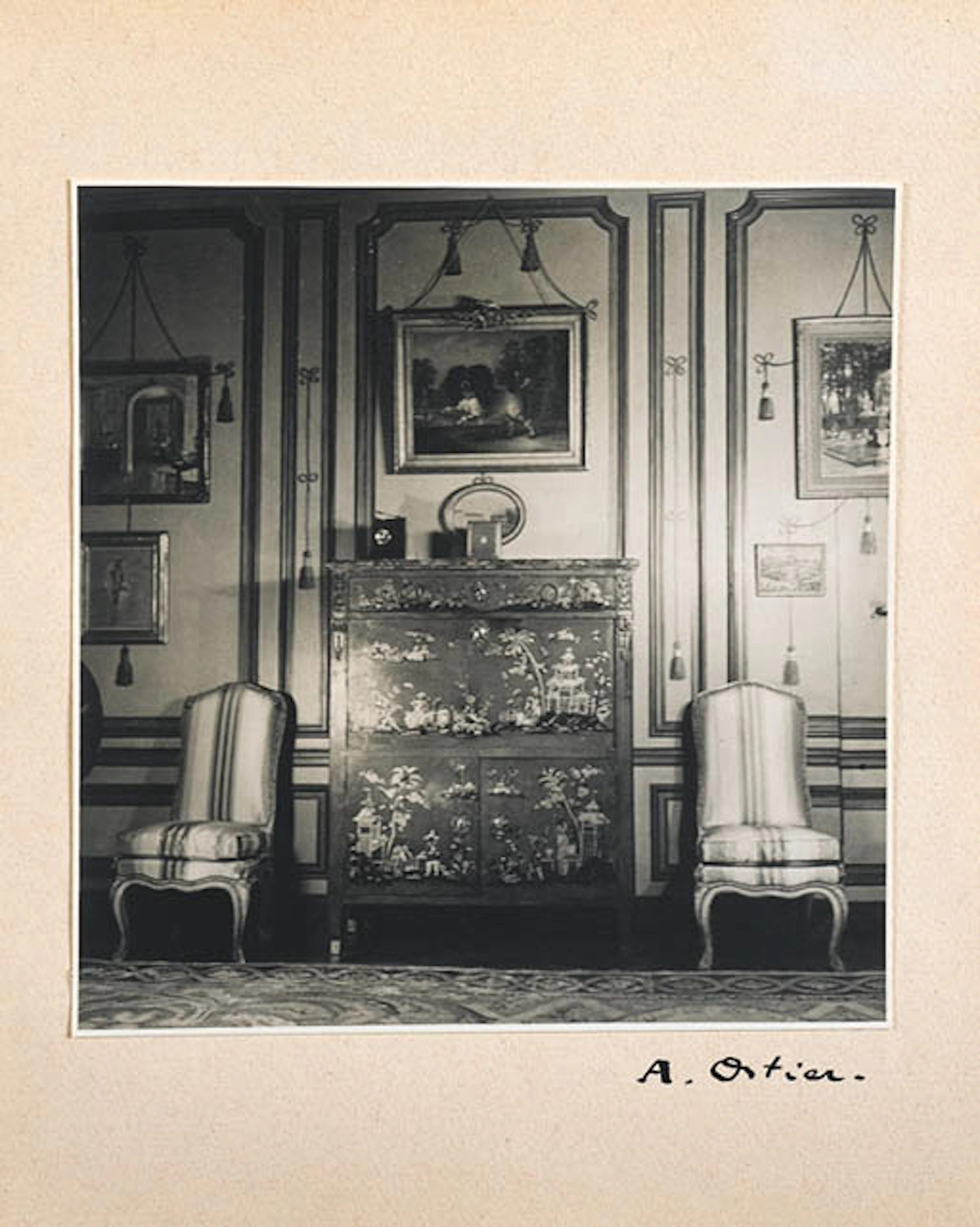 A PHOTO ALBUM OF THE INTERIORS OF THE 'VILLA TRIANON', VERSAILLES