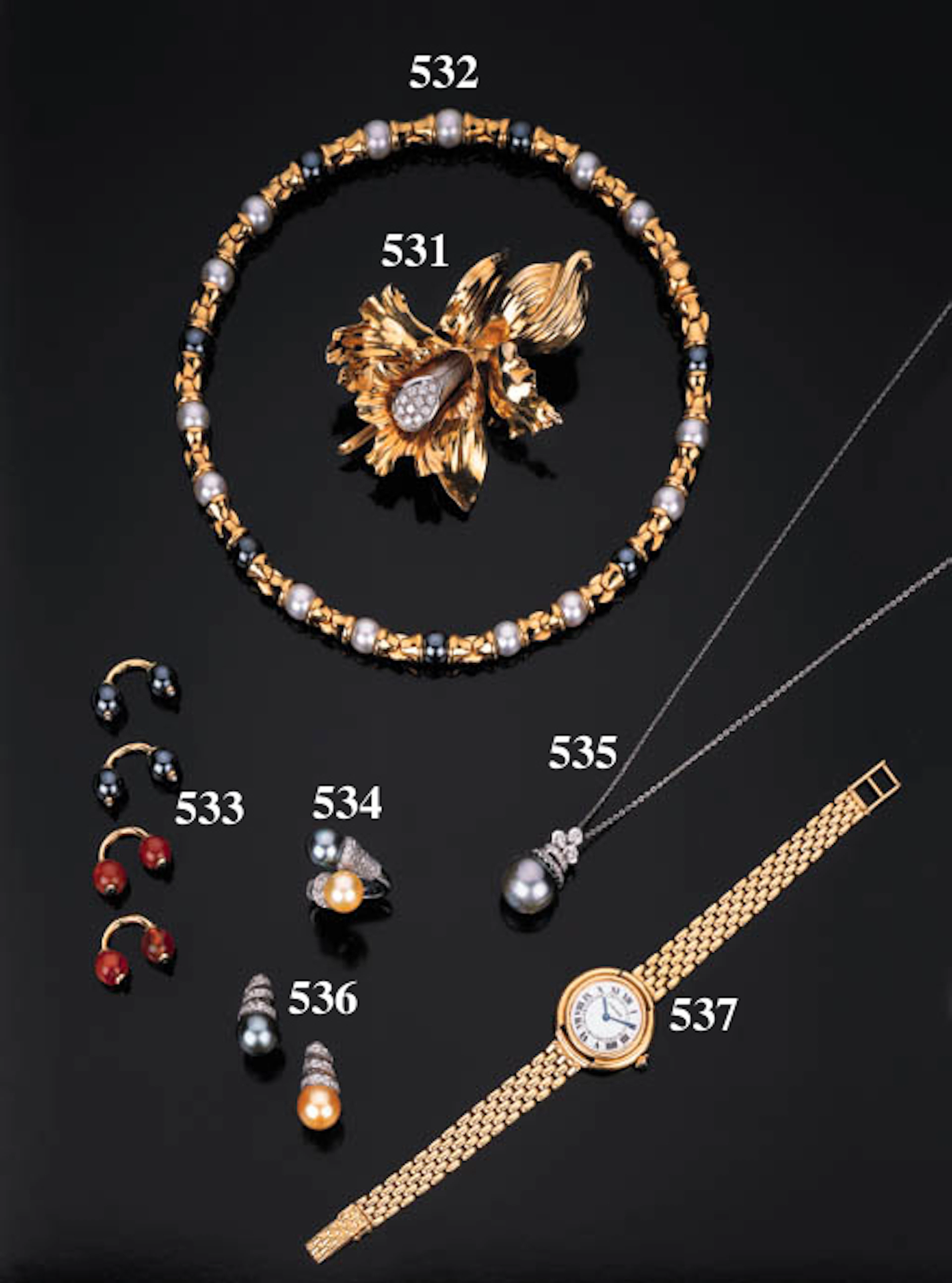 Collana in perle coltivate, firmata Bulgari