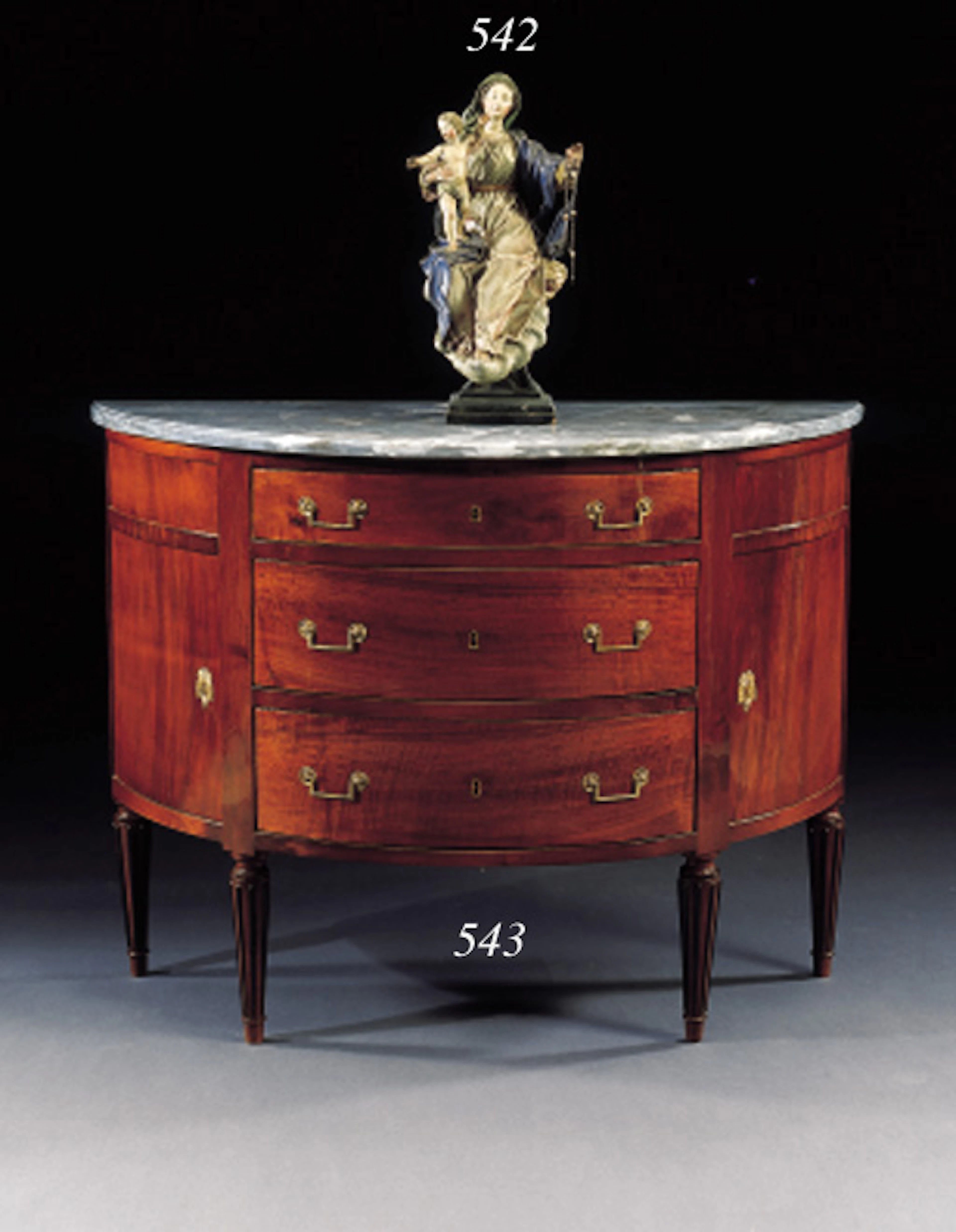 SCULTURA IN LEGNO DIPINTO IN POLICROMIA