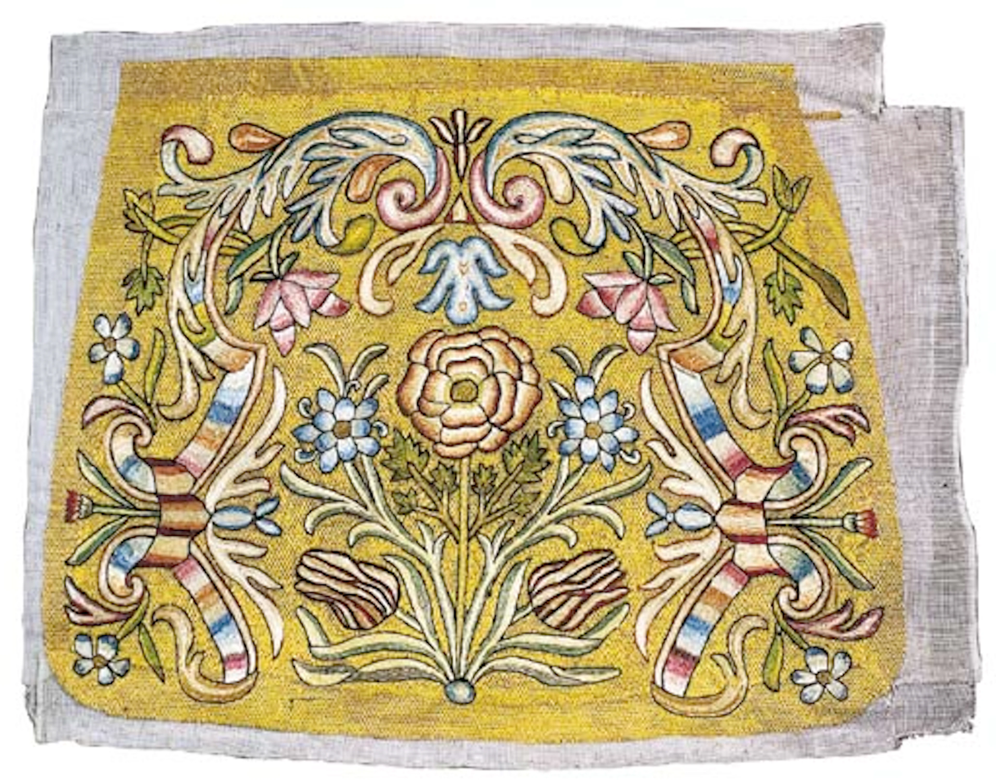 QUATTRO RIVESTIMENTI DI SEDIE, SECOLO XIX