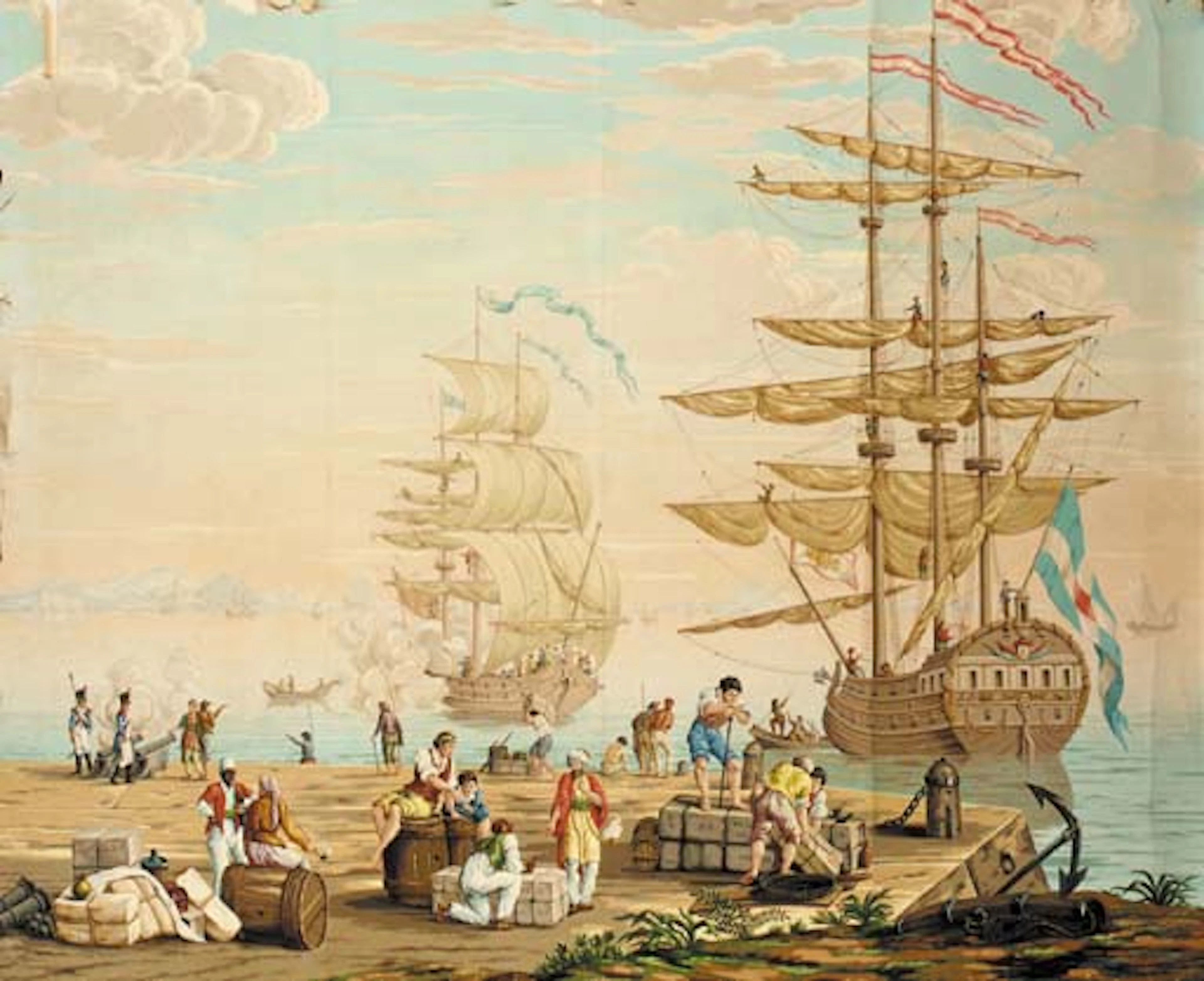 Dufour et Leroy, "Les Vues d'Italie" or "The Bay of Naples"