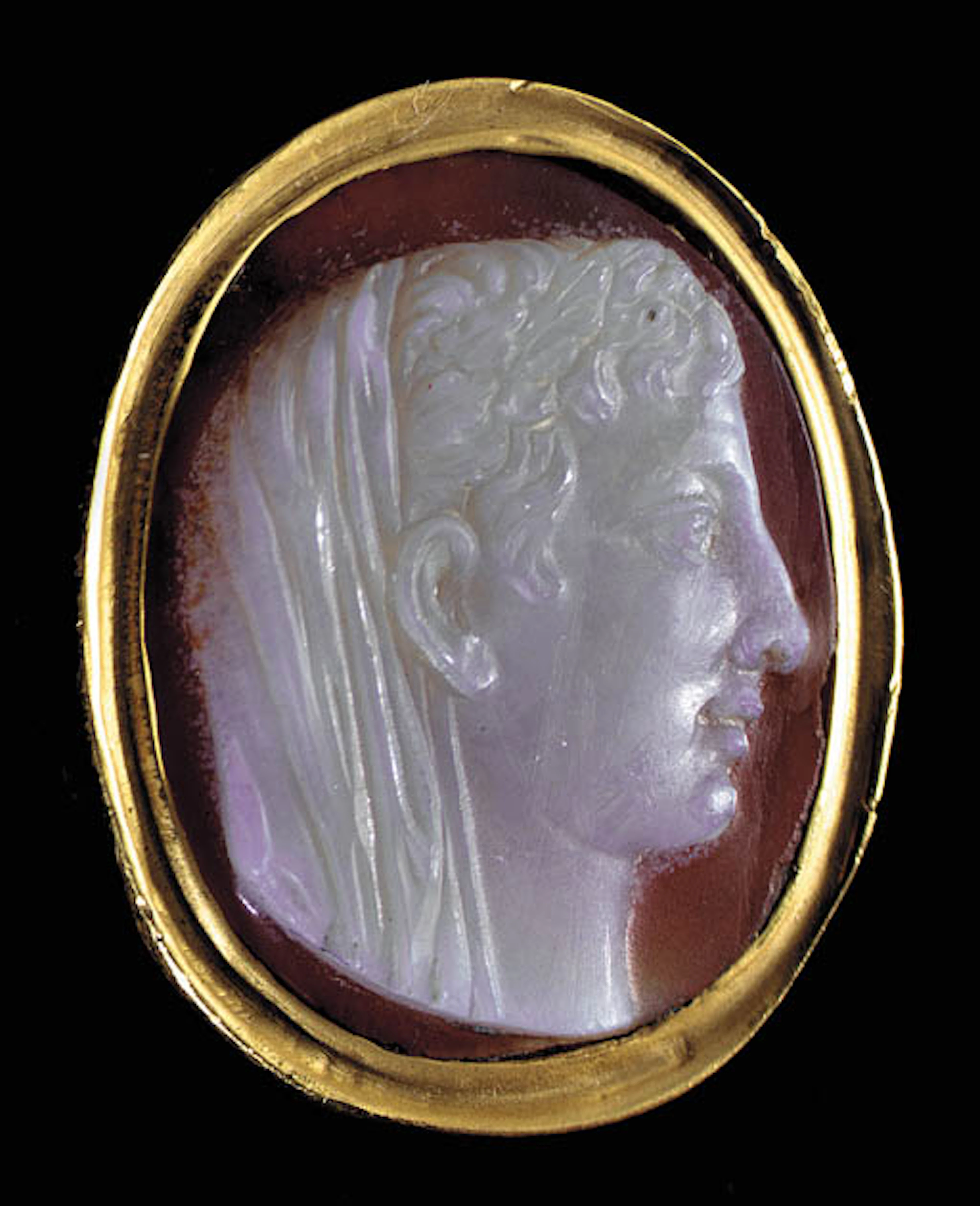 A ROMAN SARDONYX CAMEO PORTRAIT OF A JULIO-CLAUDIAN PRINCE