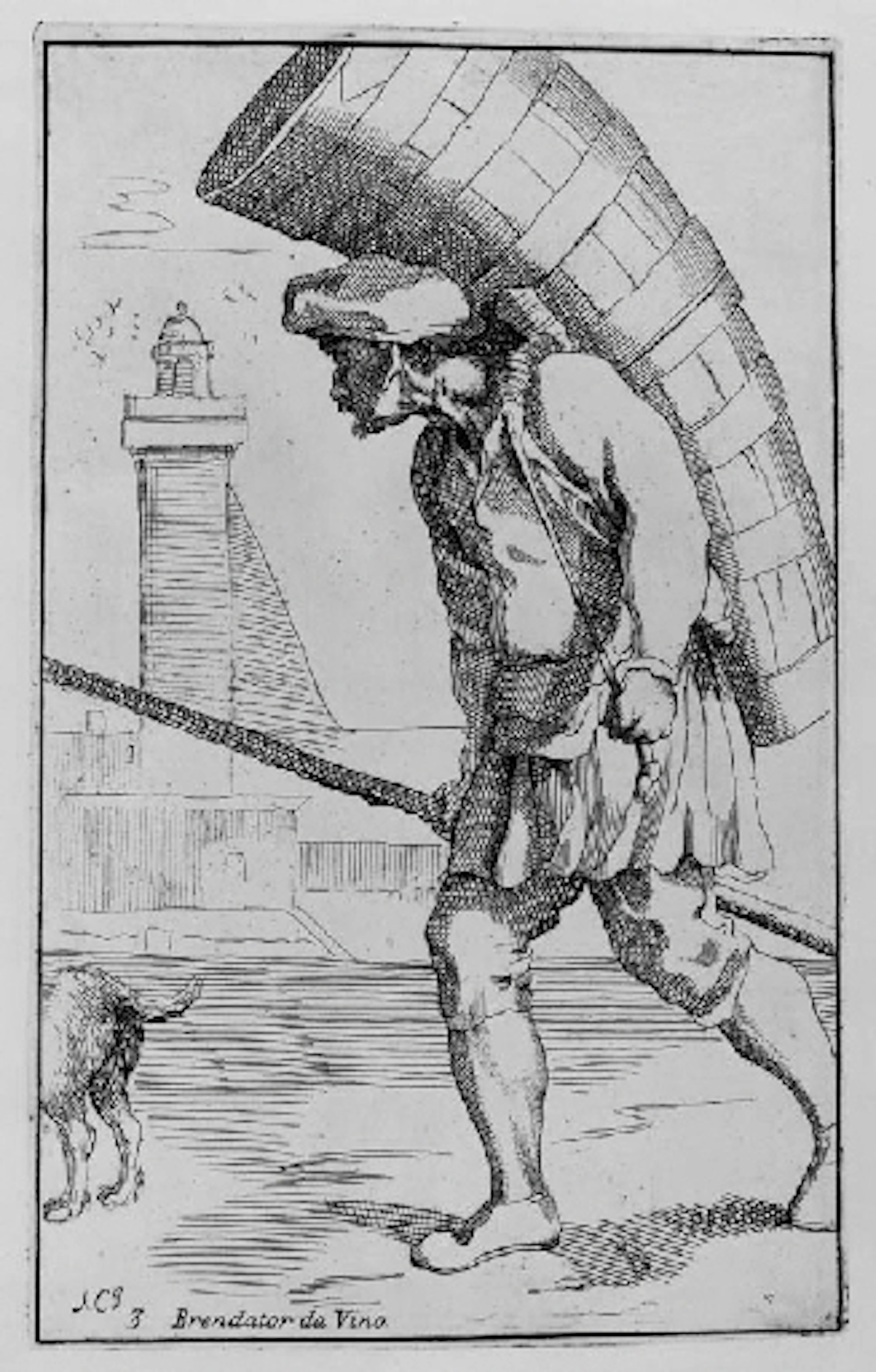 CARRACCI, Annibale. Le arti di Bologna disegnate da Annibale Carracci ed intagliate da Simone Guilini coll'assistenza di Alessandro Algardi. Roma: Gregorio Roisecco, 1760.