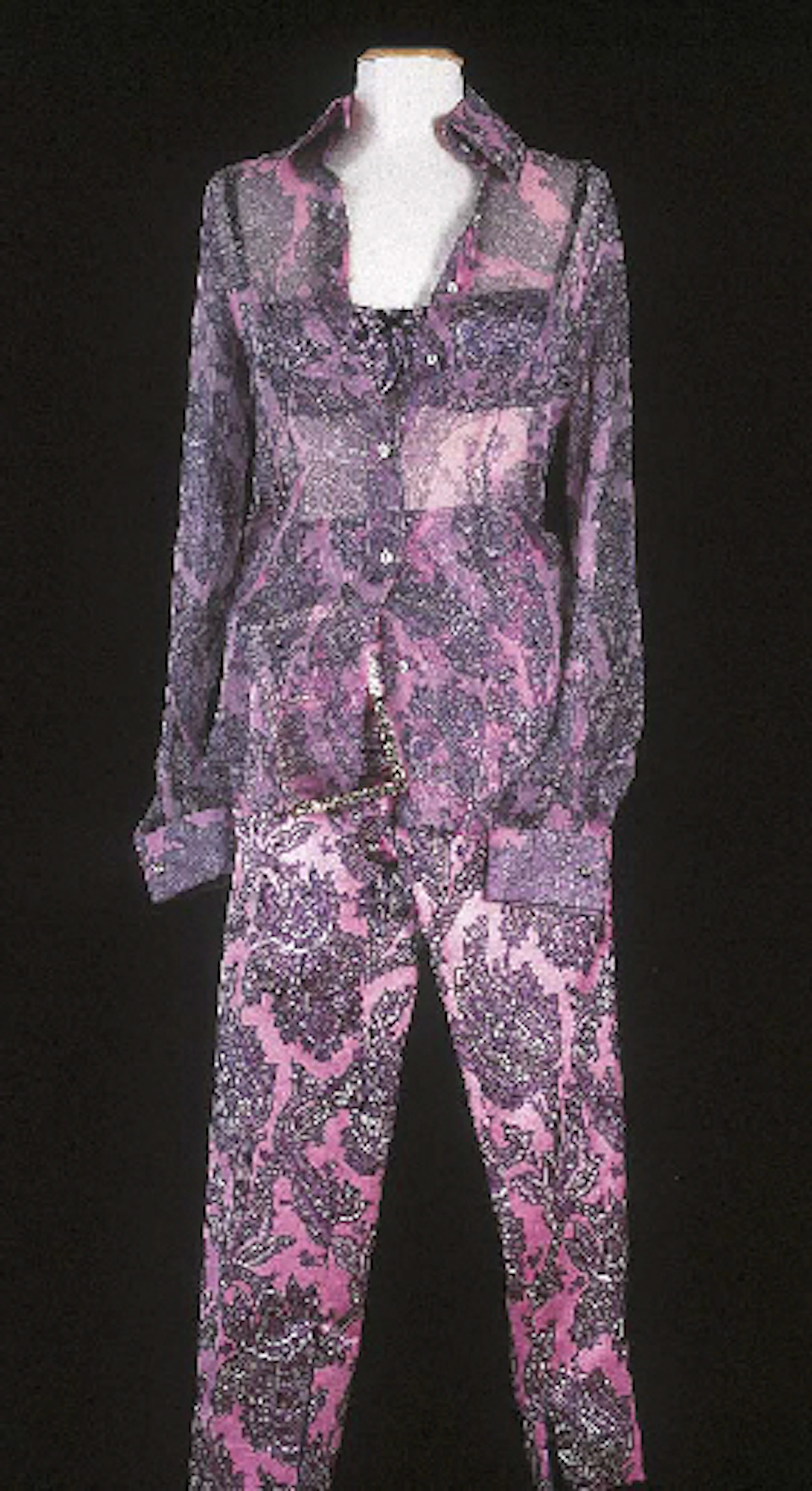 Chemise en voile rose