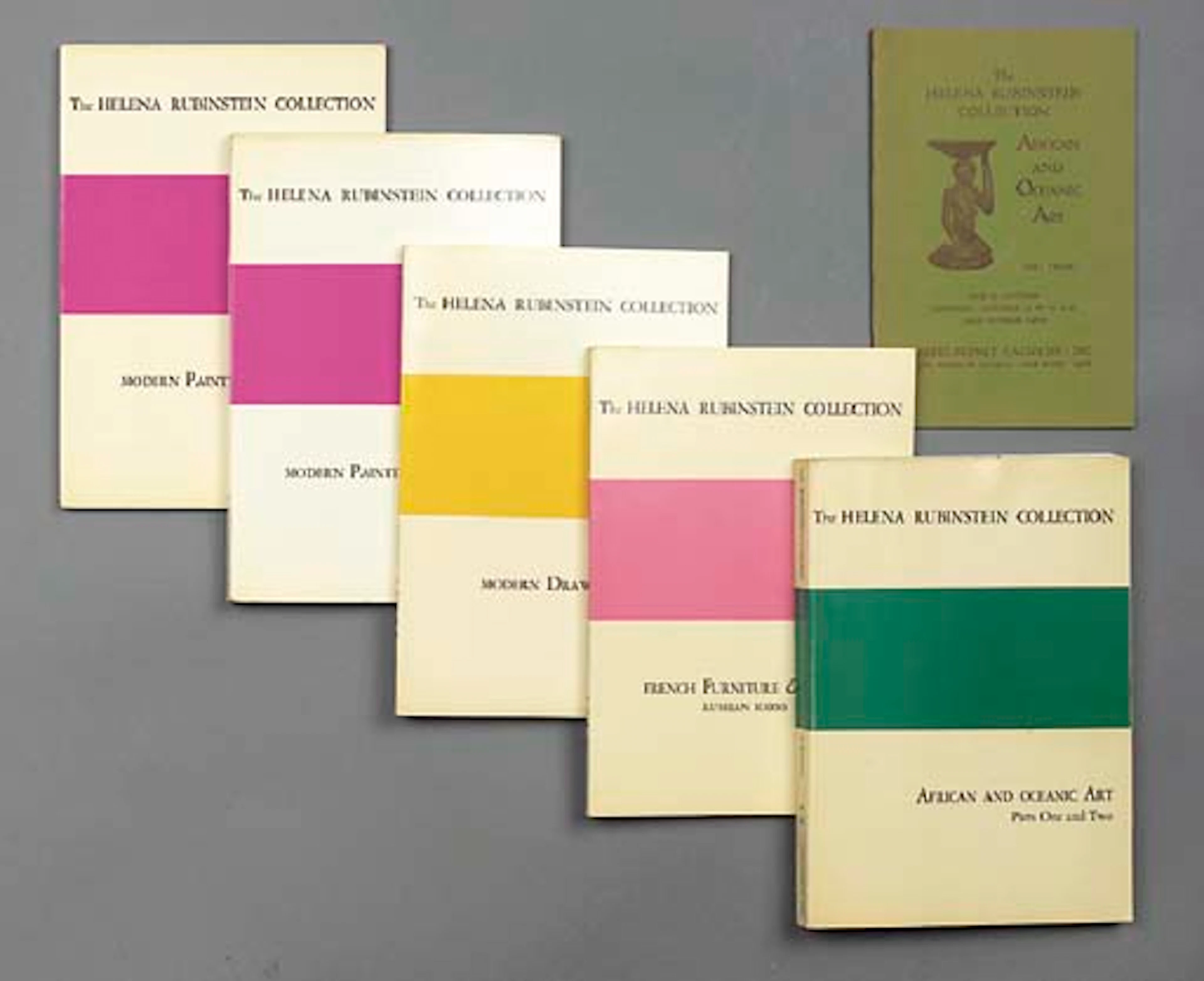 The Helena Rubinstein Collection: African and Oceanic Art, Parts one and two; French Furniture & Decorations; Modern Drawings and Prints; Modern Paintings and Sculptures, Parts one and two;