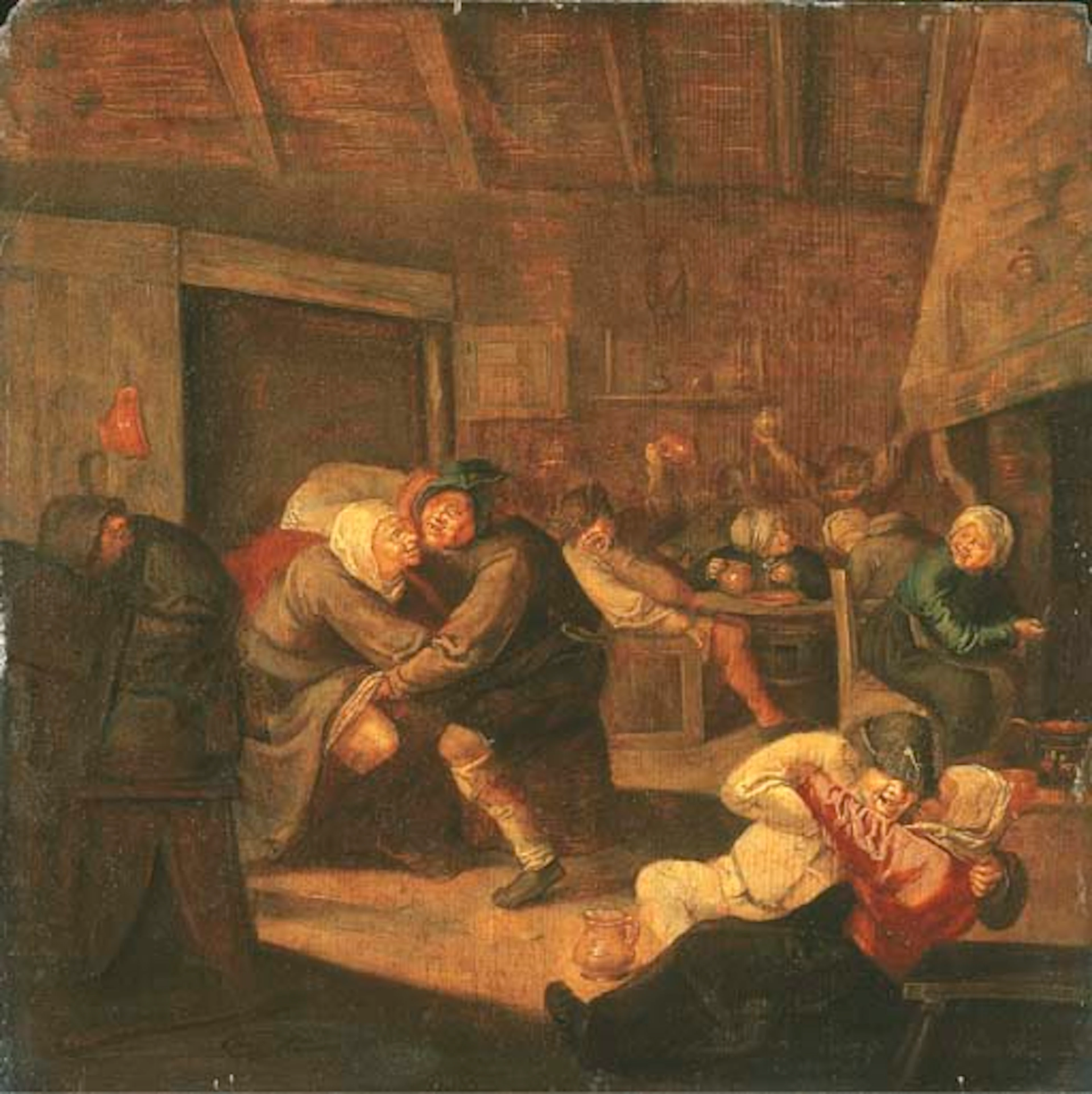 L'intérieur d'une taverne