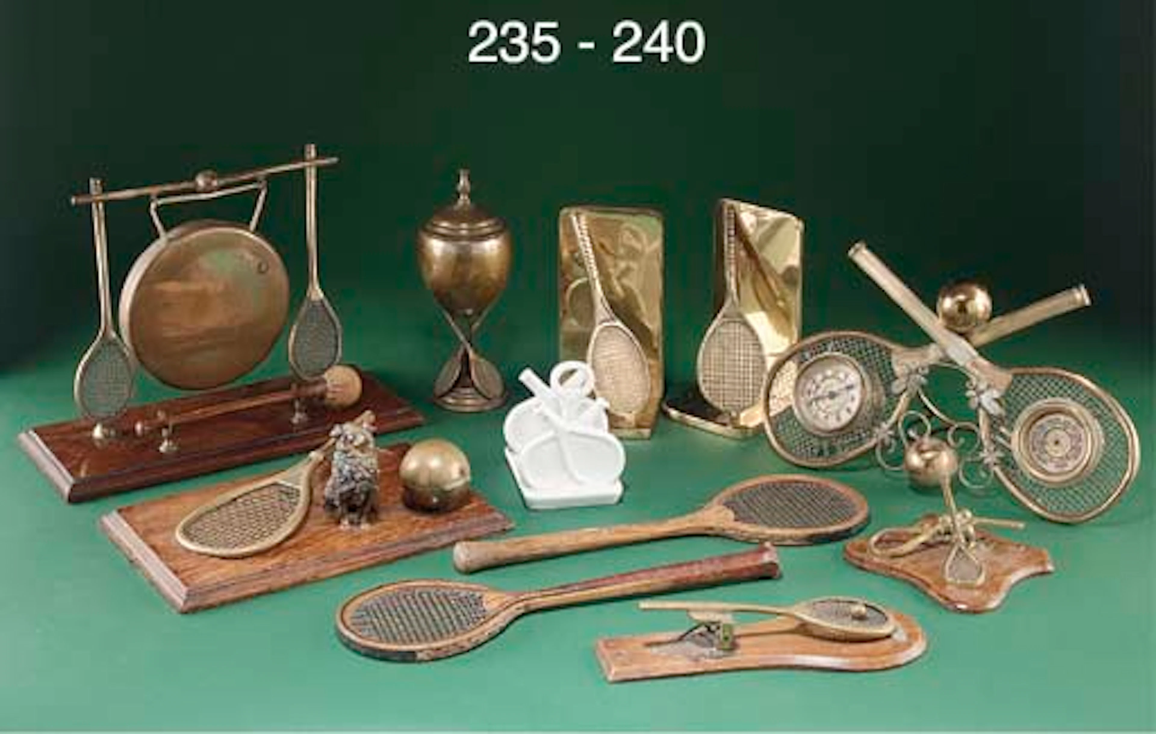 TENNIS CLOCK AND BAROMETER