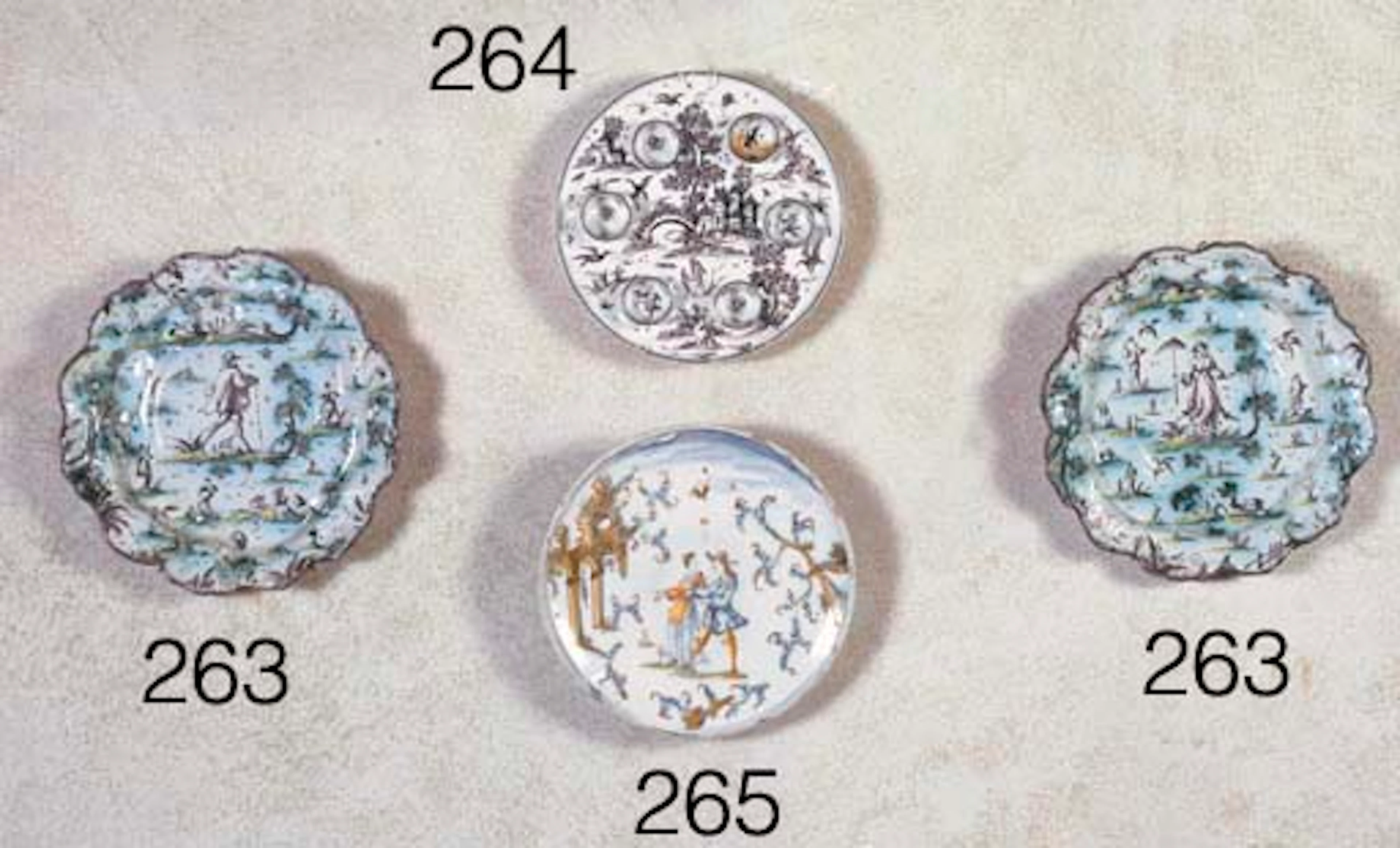 ALZATA IN MAIOLICA IN MONOCROMO BRUNO, SAVONA, SECOLO XVII,