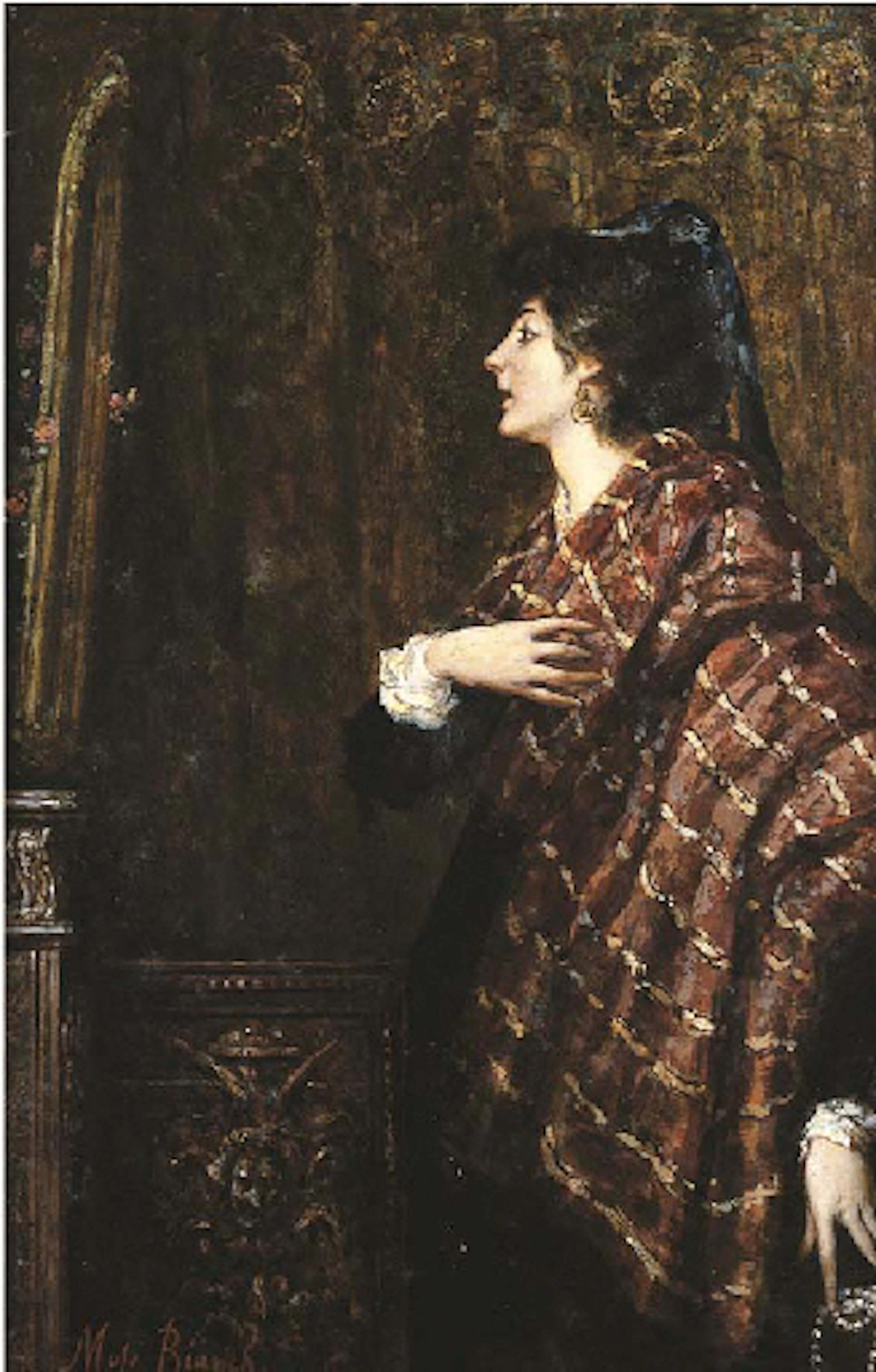 Signora allo specchio